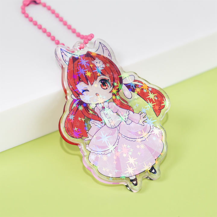 Customized double-sided effect keychain