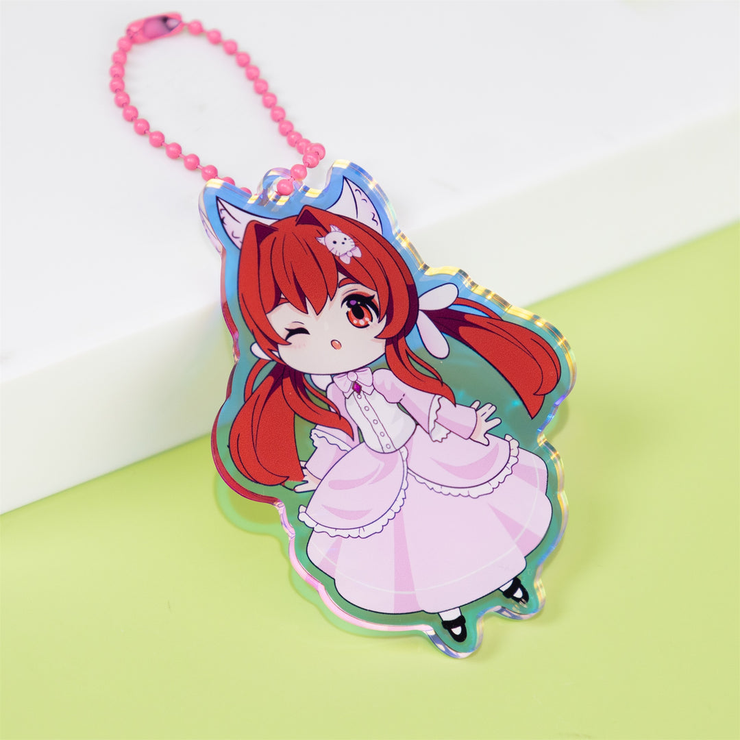 Customized double-sided effect keychain